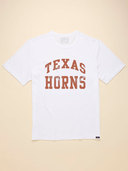 University of Texas Sunwashed Tee - White