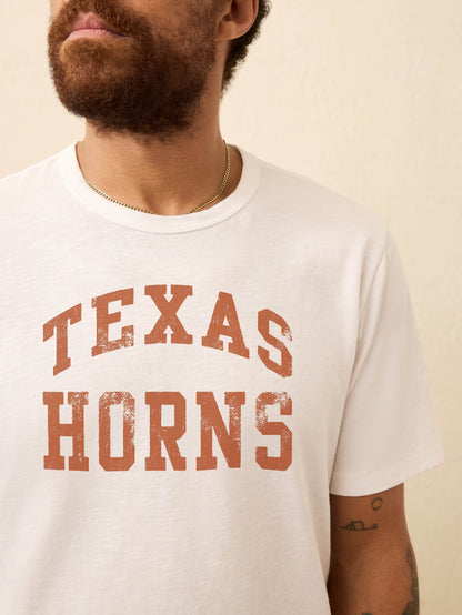 University of Texas Sunwashed Tee - White