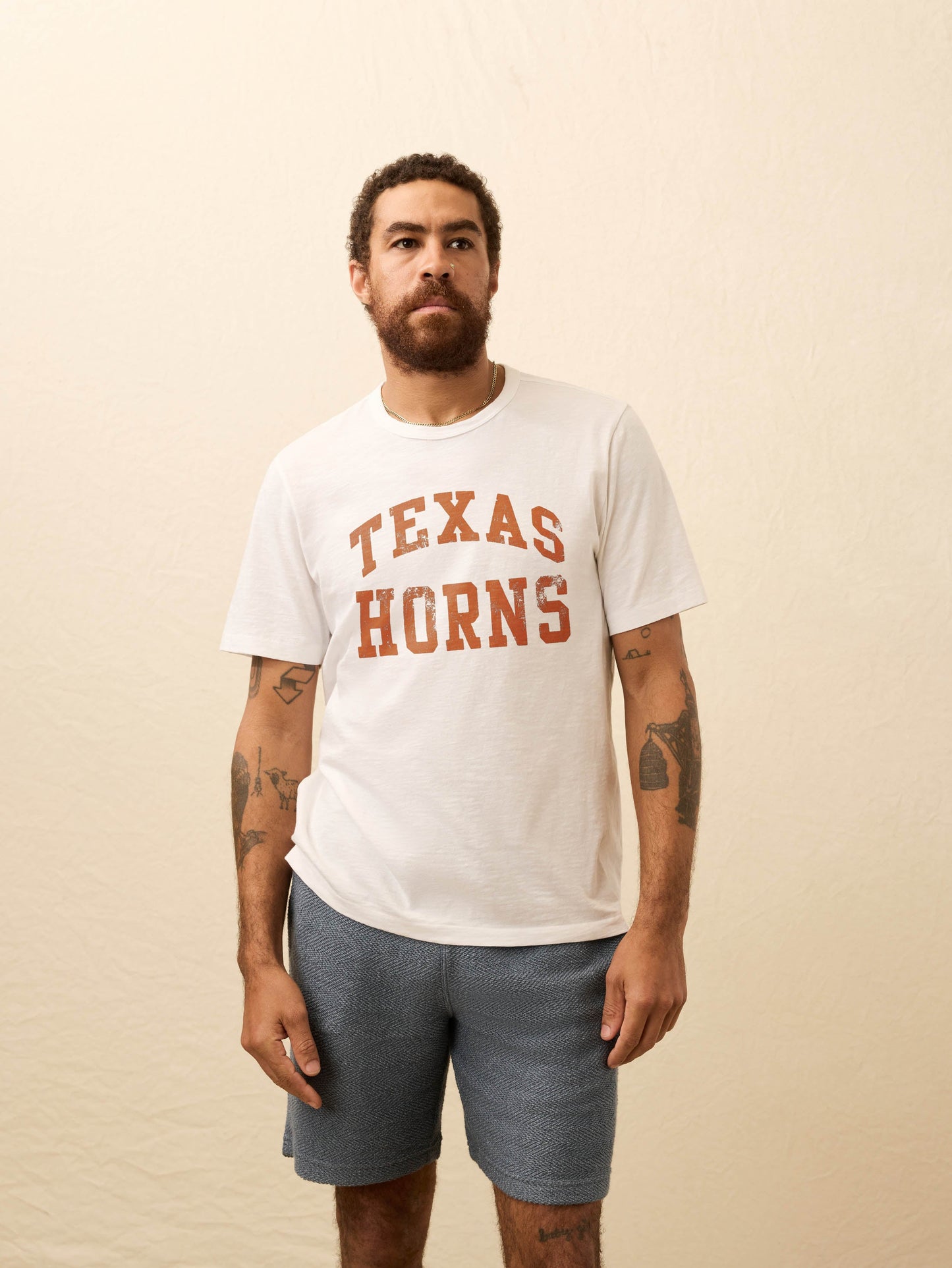 University of Texas Sunwashed Tee - White