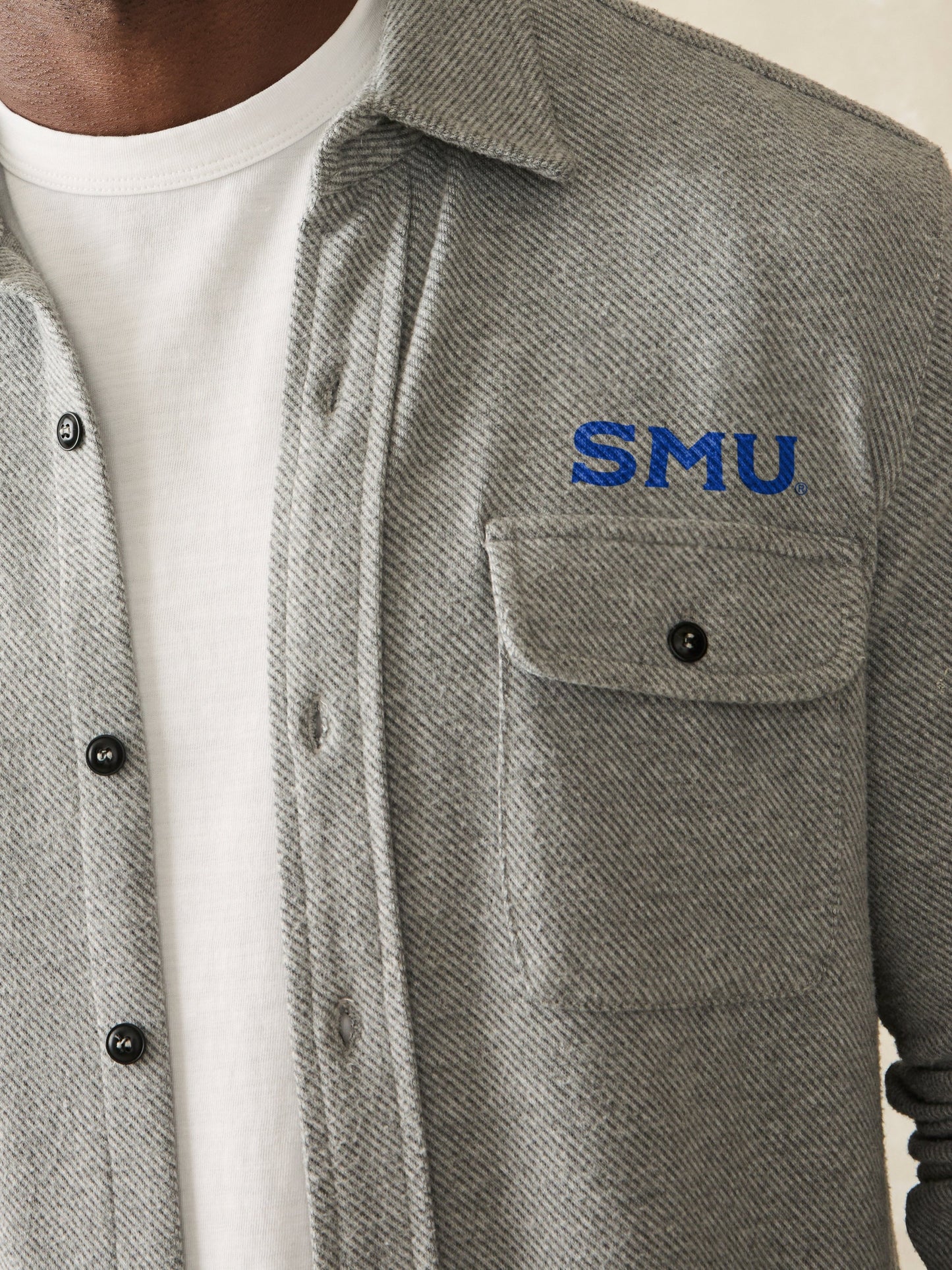 Southern Methodist University Legend™ Sweater Shirt - Fossil Grey Twill