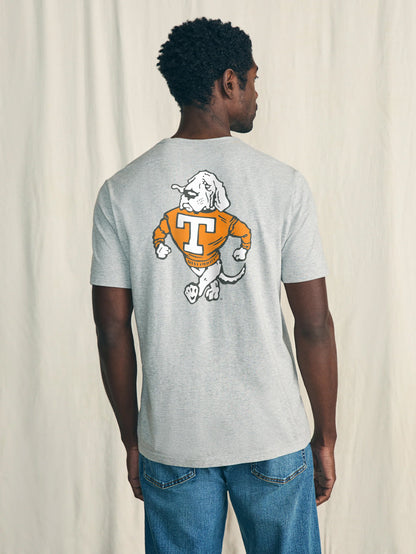 University Of Tennessee Sunwashed Tee - Granite Heather