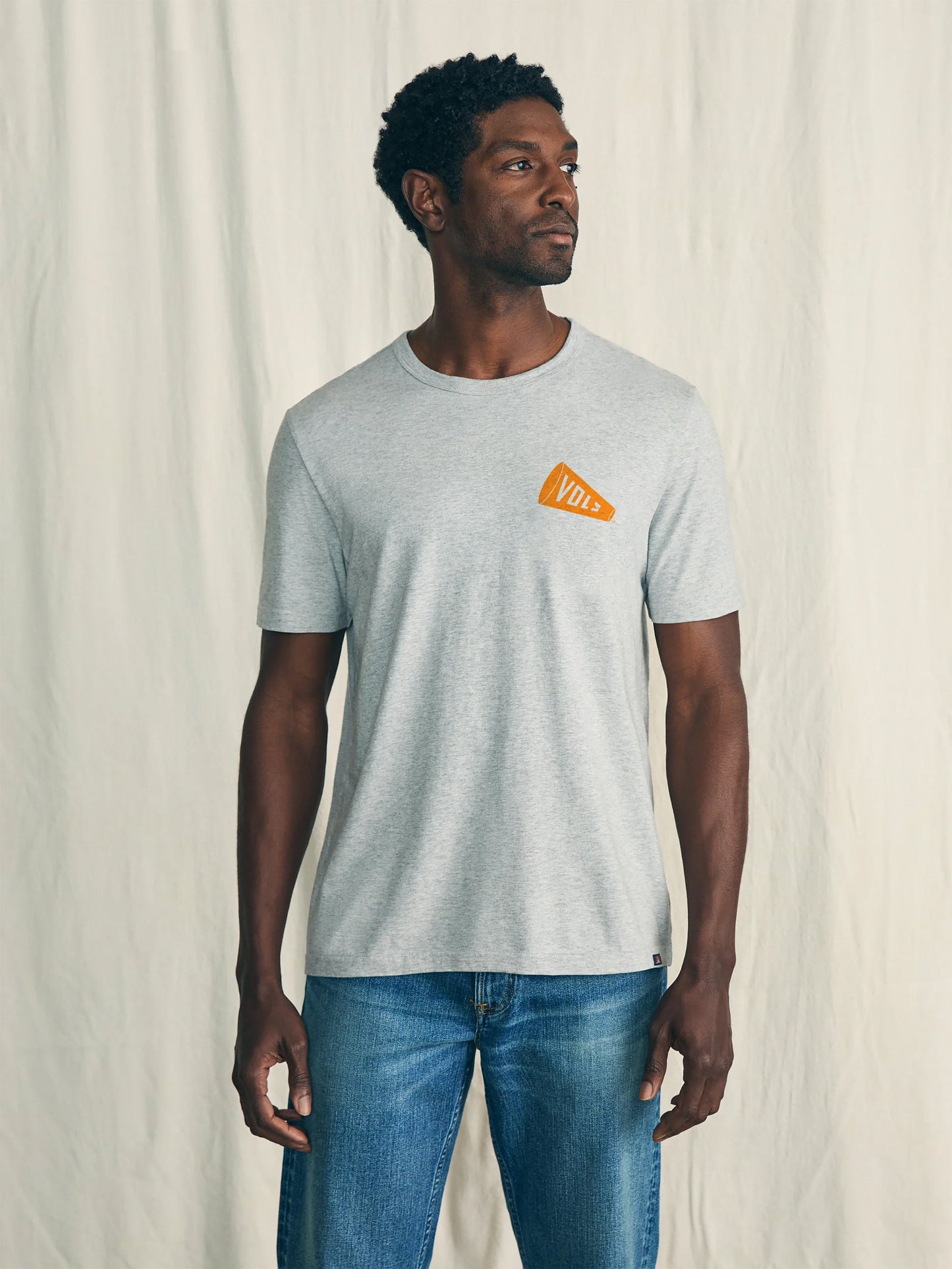 University Of Tennessee Sunwashed Tee - Granite Heather