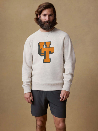 University Of Tennessee High Standard Fleece Crew - Antique Ivory Heather