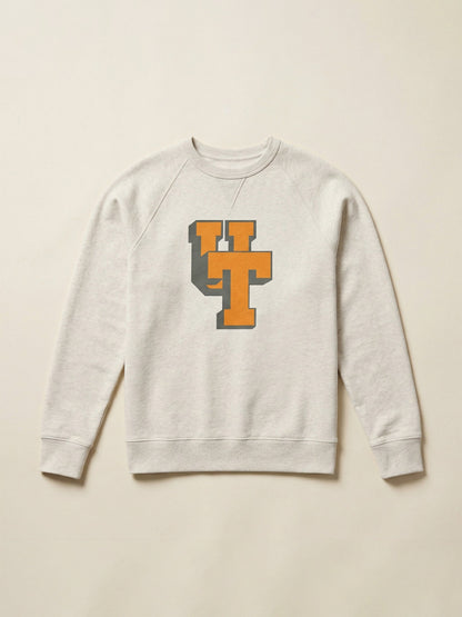 University Of Tennessee High Standard Fleece Crew - Antique Ivory Heather