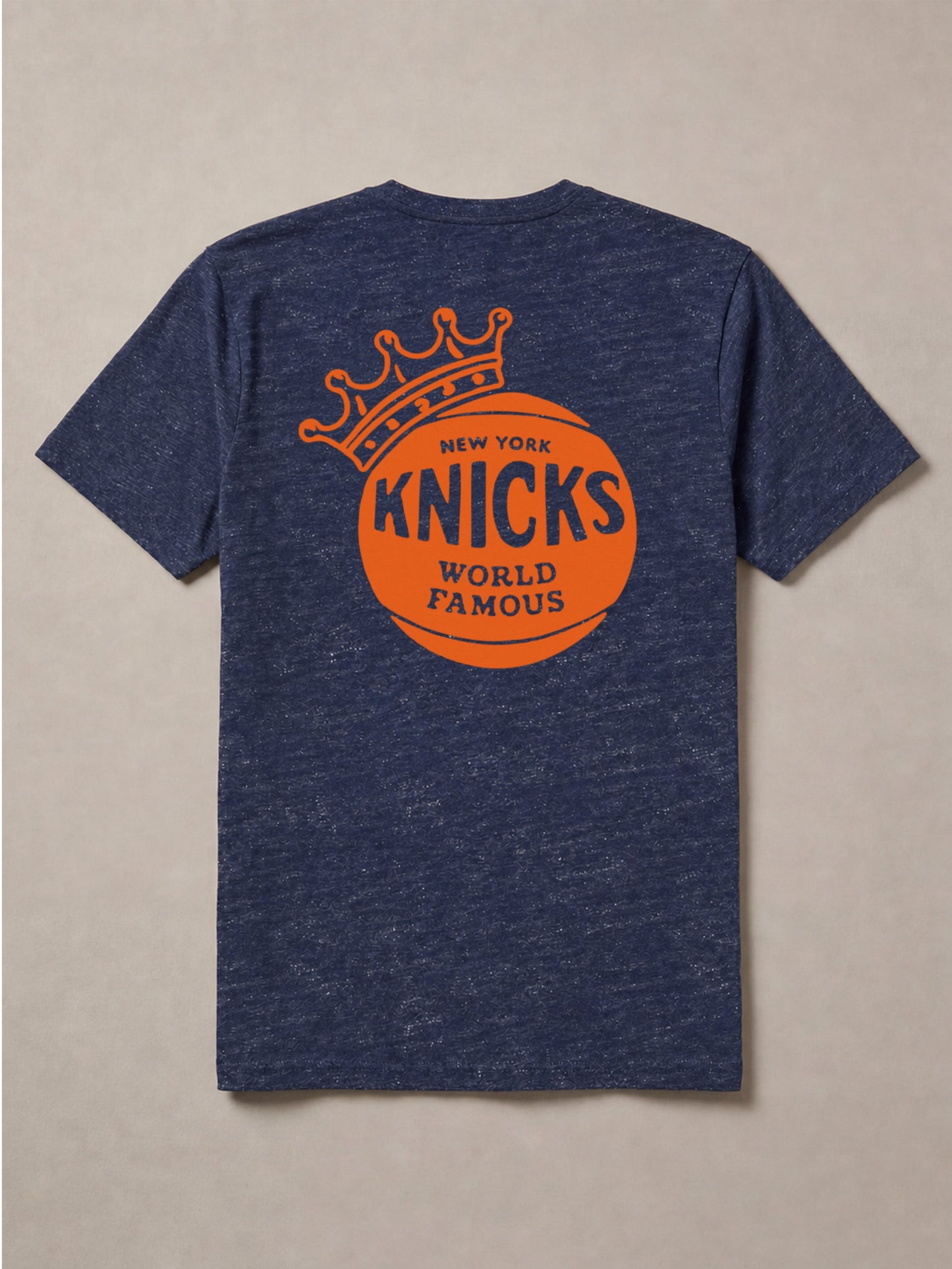 NY Knicks Short-Sleeve Breeze Tee - Midnight Skies Heather