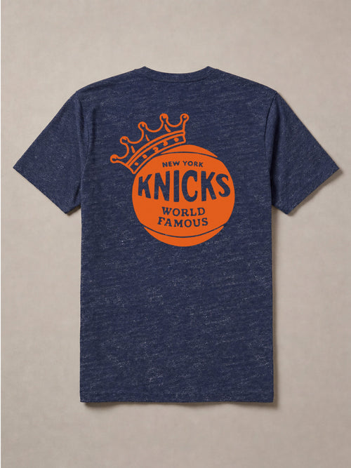 NY Knicks Short-Sleeve Breeze Tee - Midnight Skies Heather