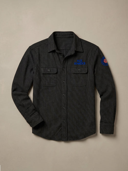NY Knicks Legend™ Sweater Shirt - Heathered Black Twill