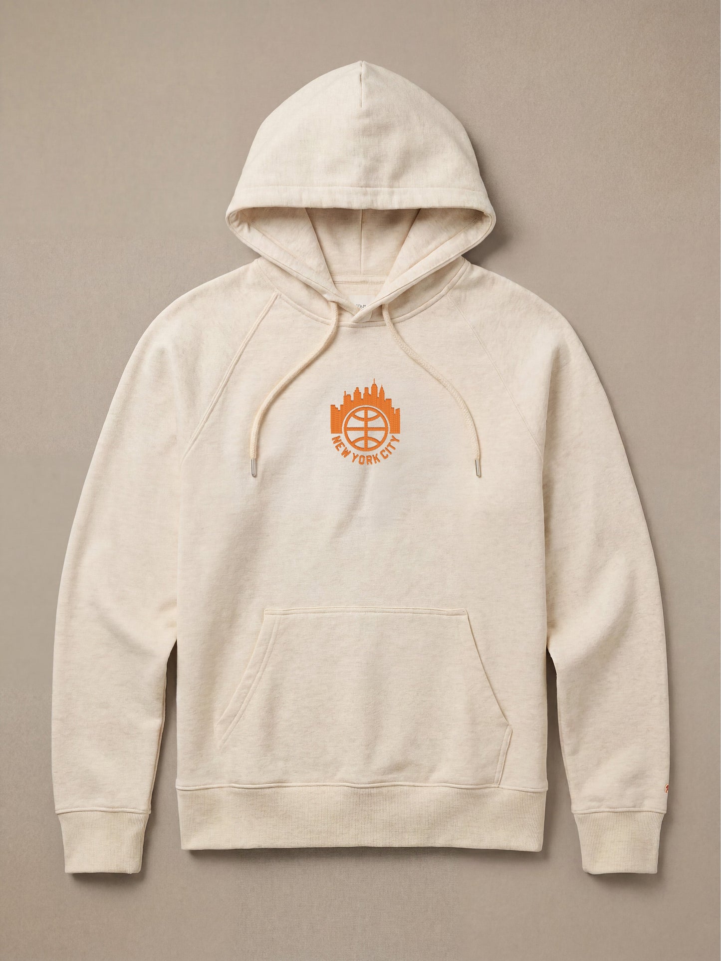 Jalen Brunson High Standard Fleece Hoodie - Antique Ivory Heather