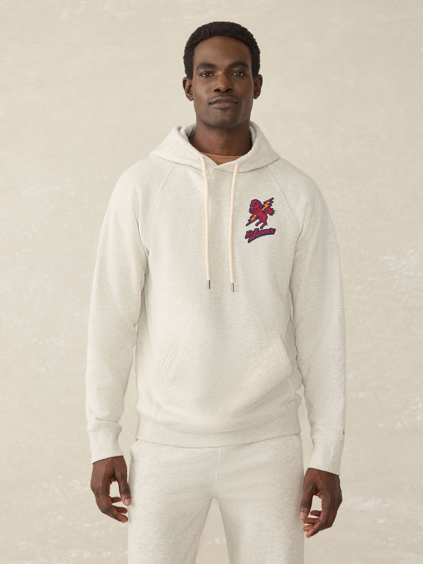 St. John's High Standard Hoodie - Antique Ivory Heather