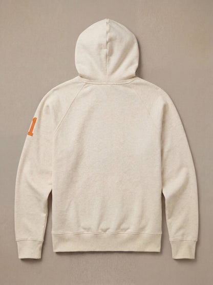 Jalen Brunson High Standard Fleece Hoodie - Antique Ivory Heather