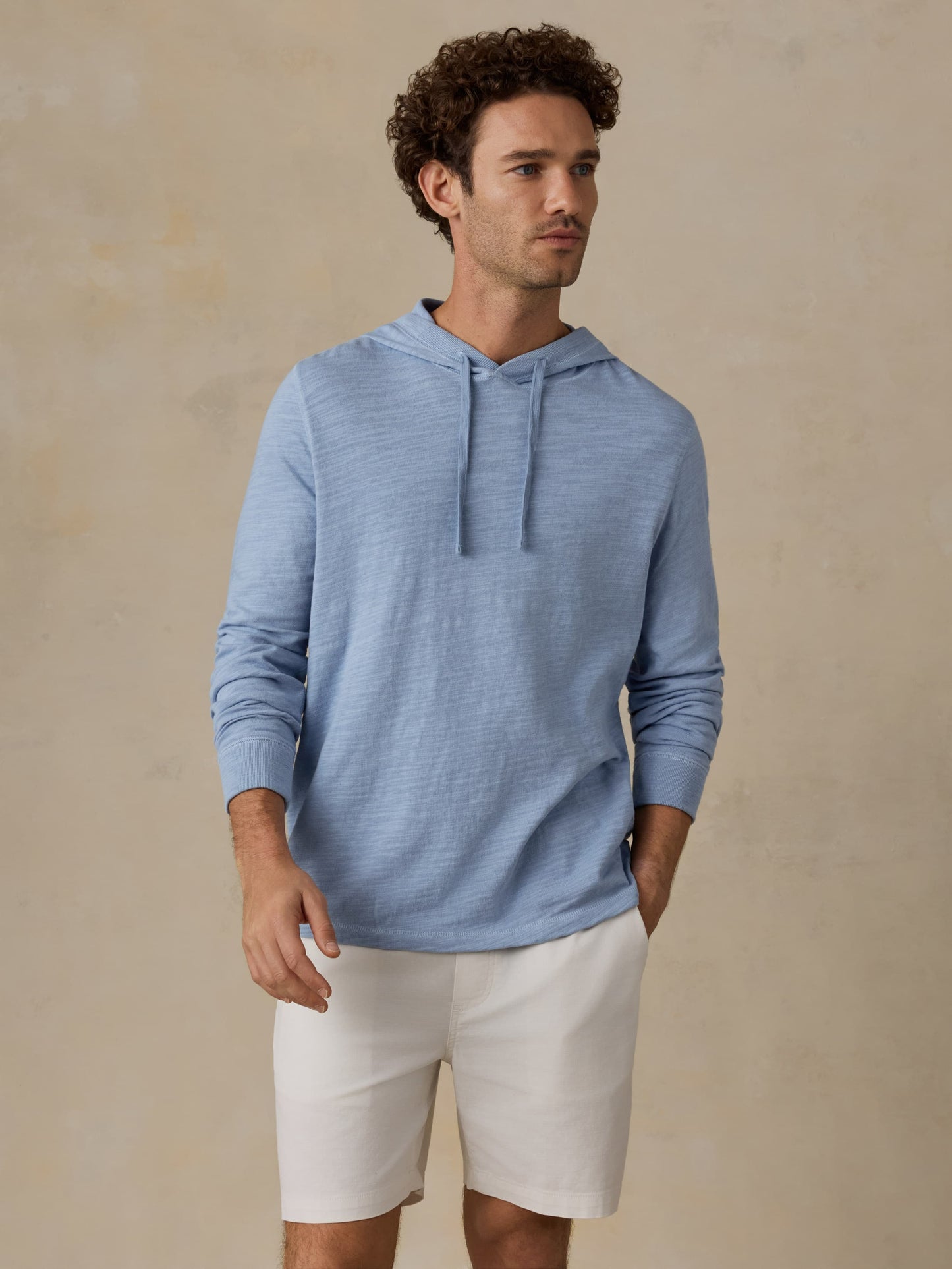 Sunwashed Organic Hoodie - Blue Isle