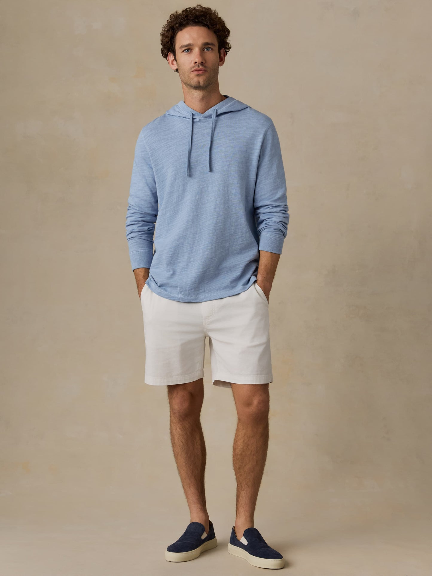 Sunwashed Organic Hoodie - Blue Isle