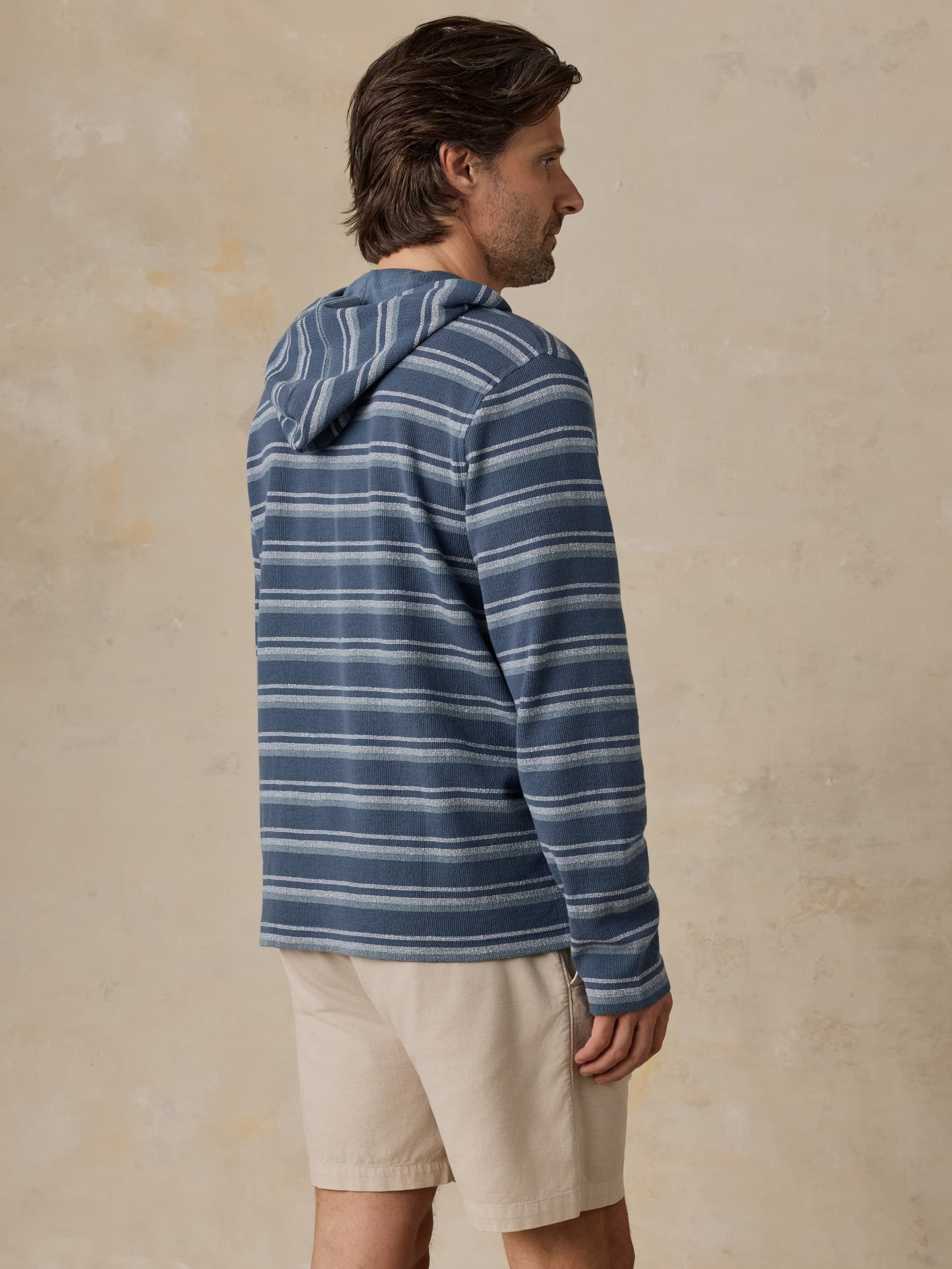 Oasis Hoodie - Bermuda Blue Stripe