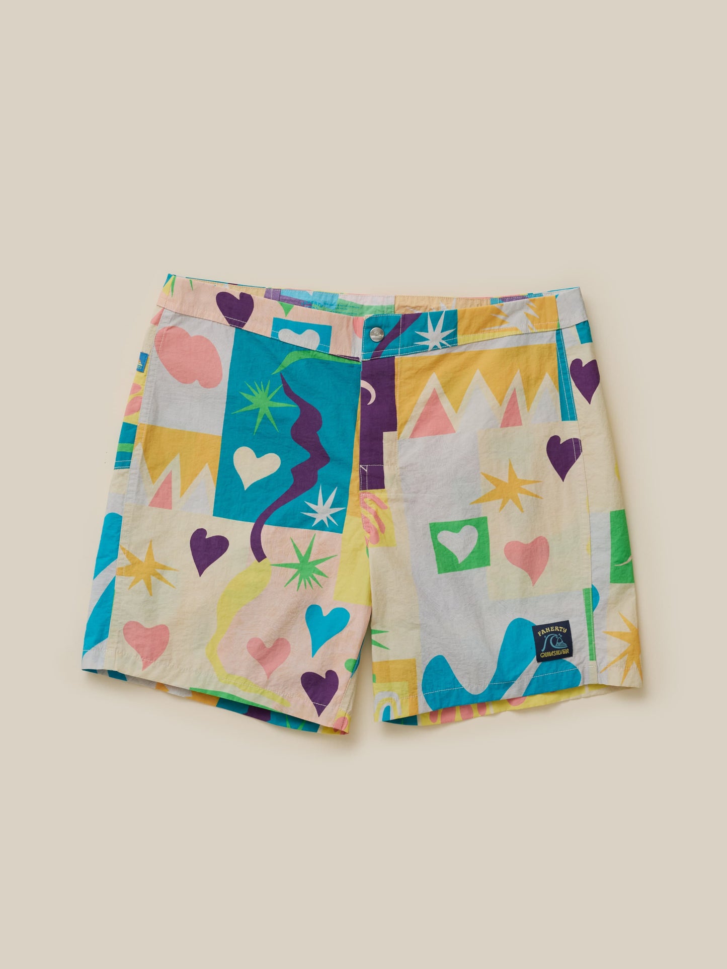 Faherty x Quiksilver Boardshort - Sunshine Coast Tile