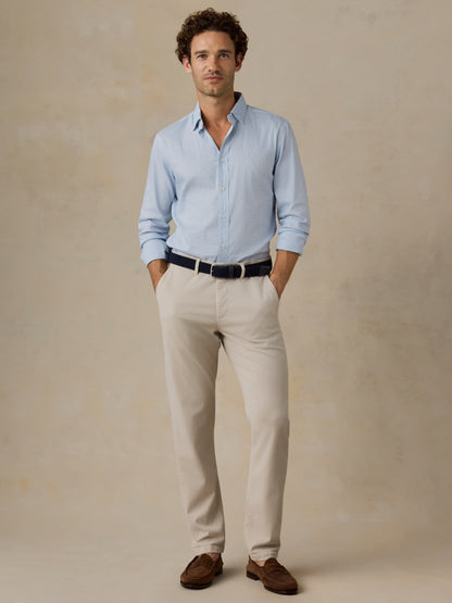 The Movement™ Shirt - Bermuda Blue Pincheck