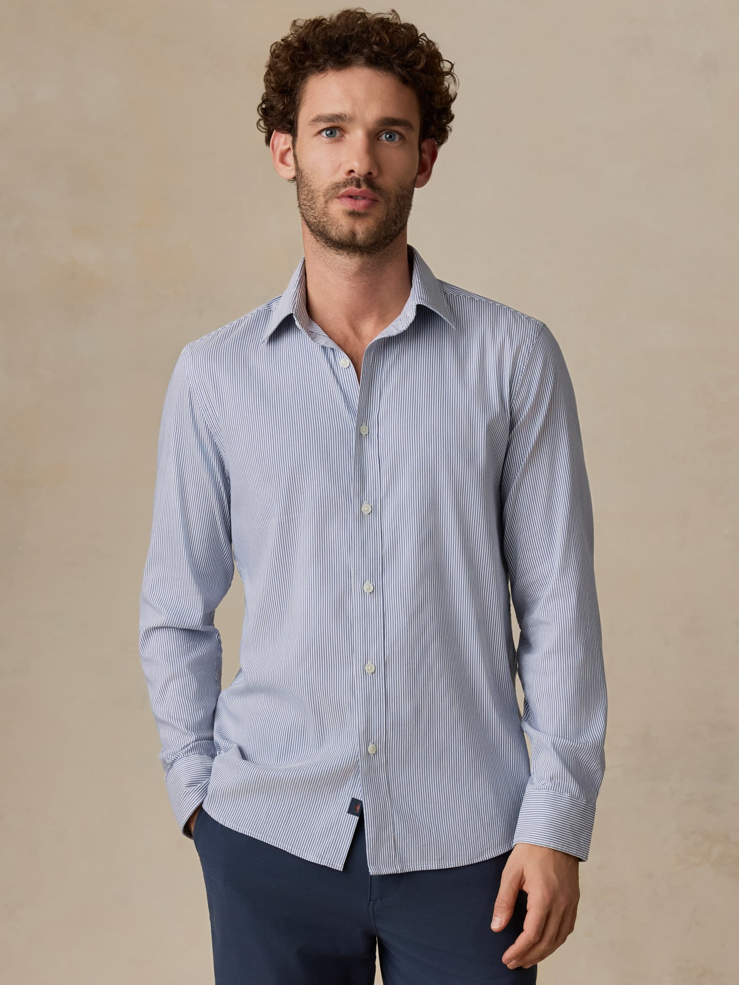 The Movement™ Shirt - Sapphire Cloud Stripe