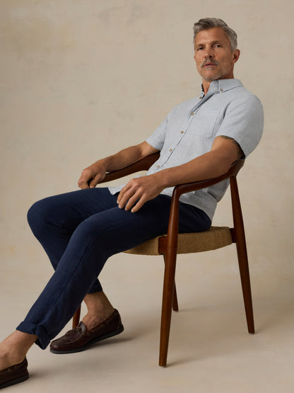 Short-Sleeve Breeze Shirt - Blue Streams