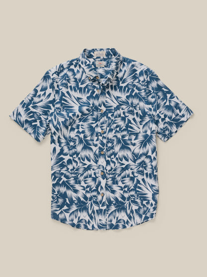 Short-Sleeve Breeze Shirt - Dark Sky Tropical