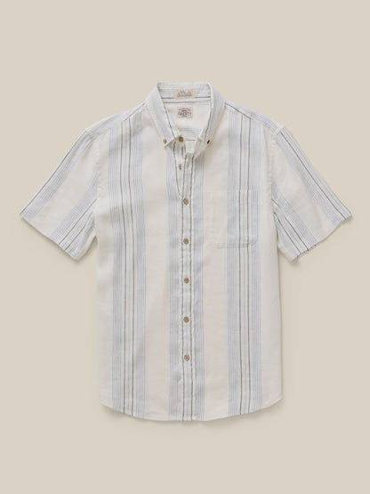 Short-Sleeve Breeze Shirt - River Shore Stripe