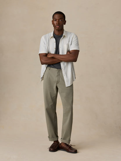 Short-Sleeve Breeze Shirt - River Shore Stripe