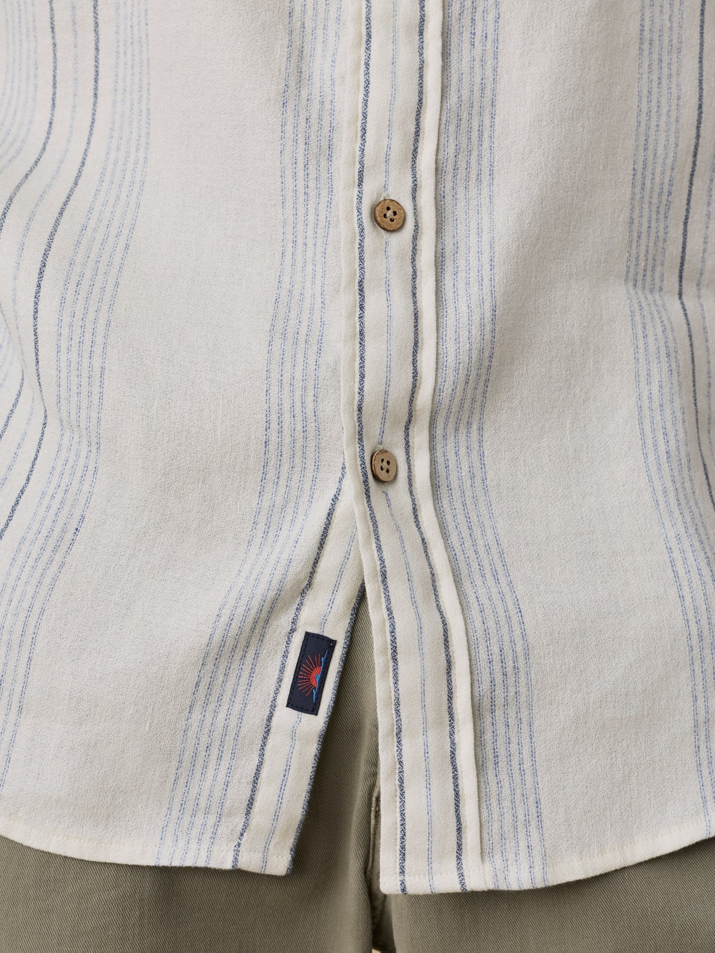 Short-Sleeve Breeze Shirt - River Shore Stripe