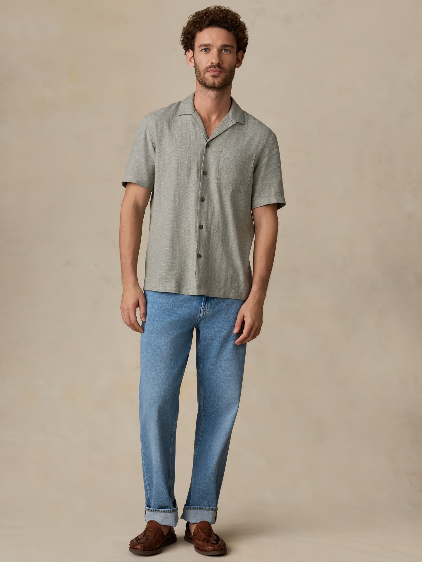 Short-Sleeve Breeze Camp Shirt - Garden Valley