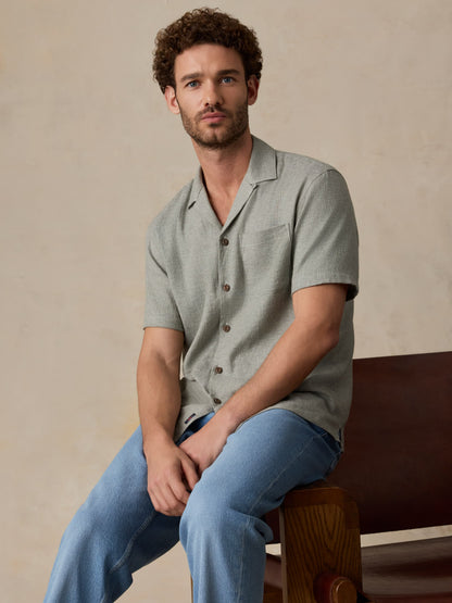 Short-Sleeve Breeze Camp Shirt - Garden Valley