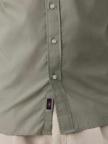 Long-Sleeve Weightless Cotton Shirt - Coastal Sage