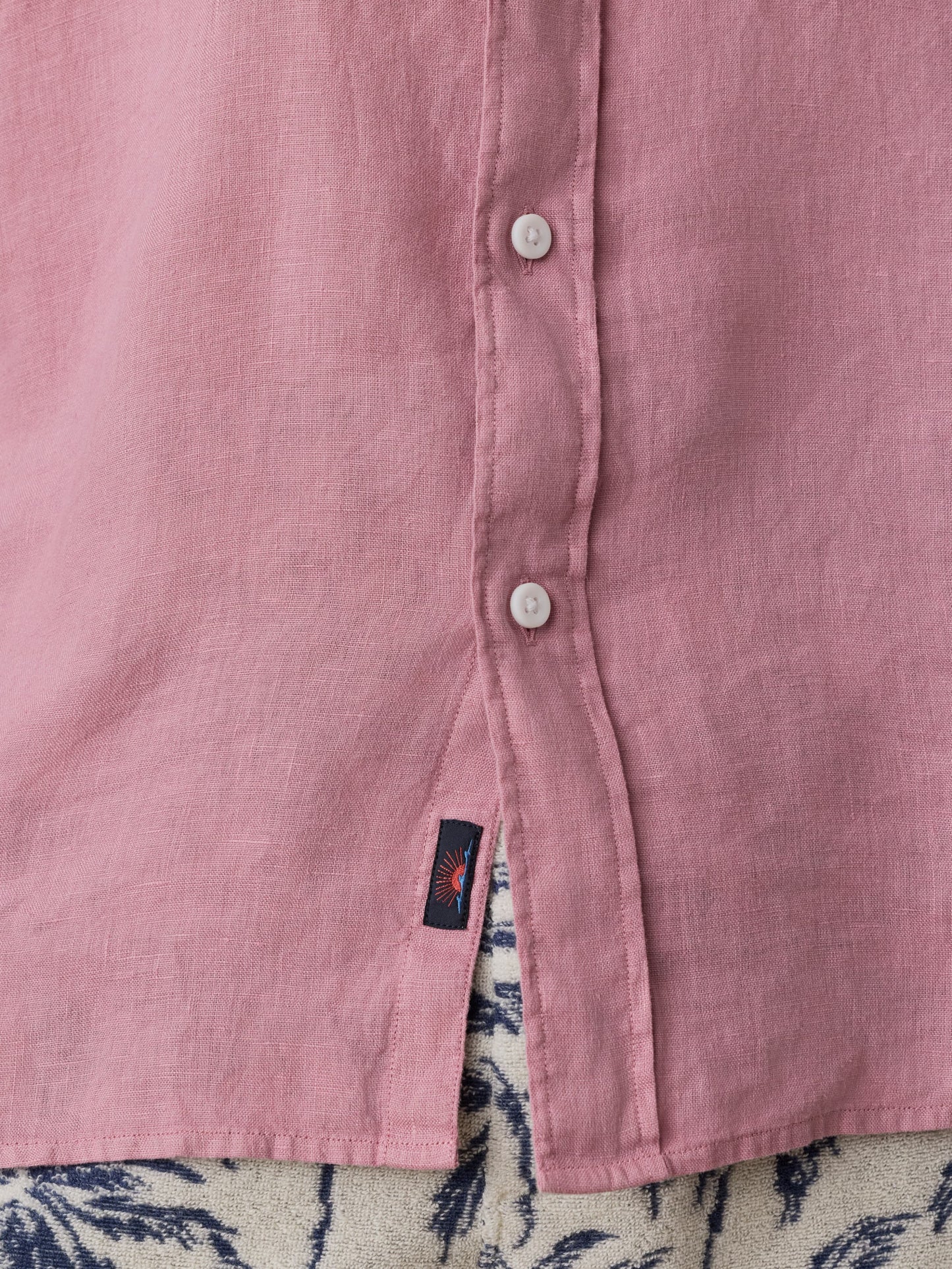 Sunwashed Linen Shirt - Berry