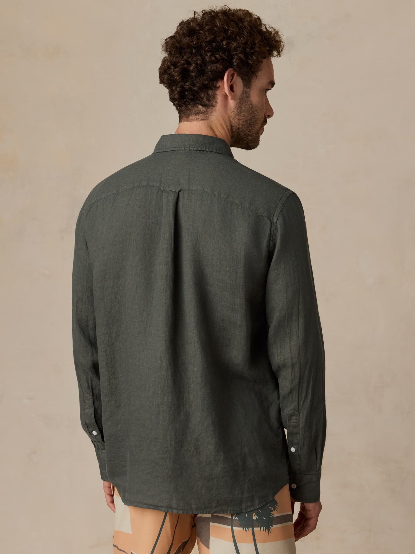 Sunwashed Linen Shirt - Light Pine