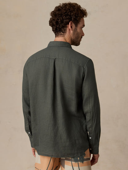 Sunwashed Linen Shirt - Light Pine