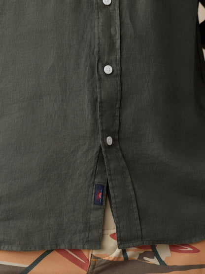 Sunwashed Linen Shirt - Light Pine