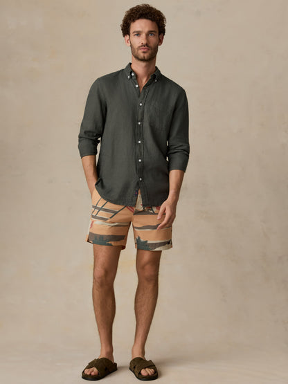 Sunwashed Linen Shirt - Light Pine