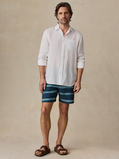 Sunwashed Linen Shirt - Pure White