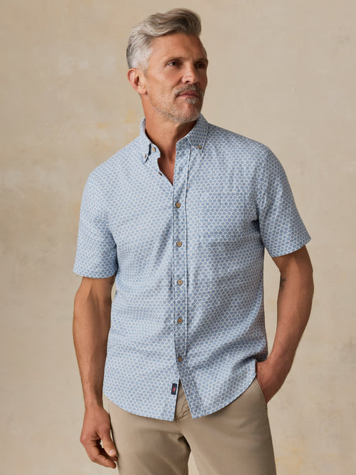 Short-Sleeve Breeze Shirt - Fishscale Redux