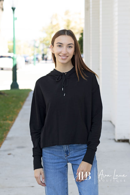 Keep It Short Women's Casual Cropped Hoodie
