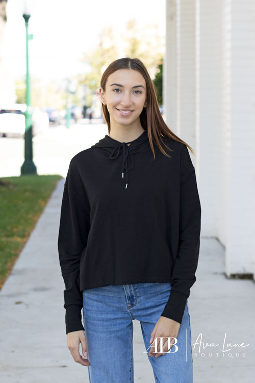 Keep It Short Women's Casual Cropped Hoodie
