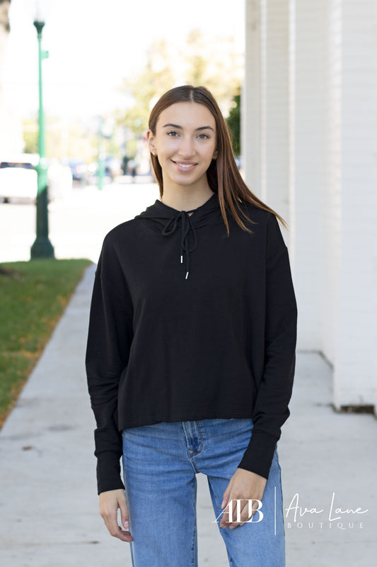 Keep It Short Women's Casual Cropped Hoodie