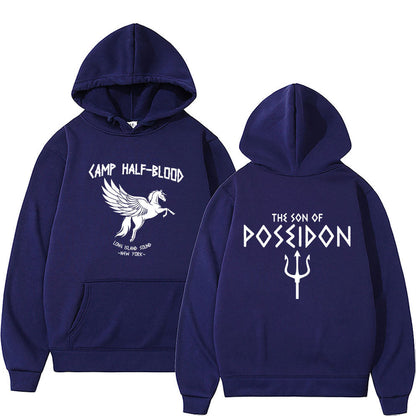 Camp Half Blood Double Sided Graphic Hoodie Unisex Fashion