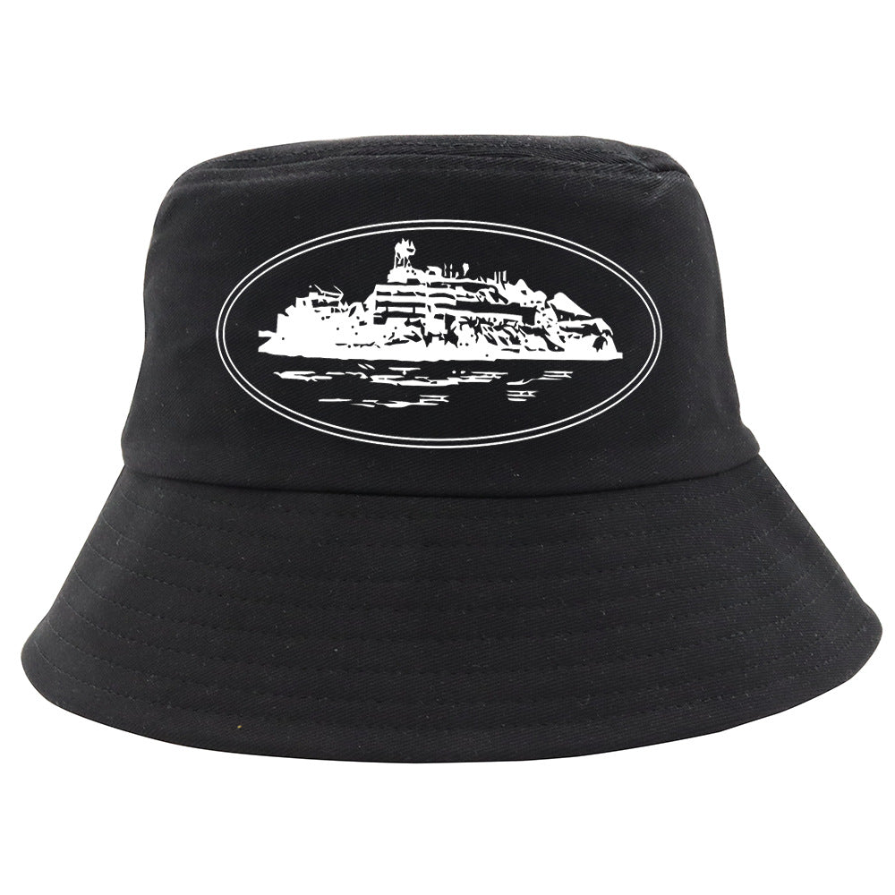 Corteiz Hat bucket hat casual print summer outdoor casual sun hat