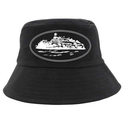 Corteiz Hat bucket hat casual print summer outdoor casual sun hat