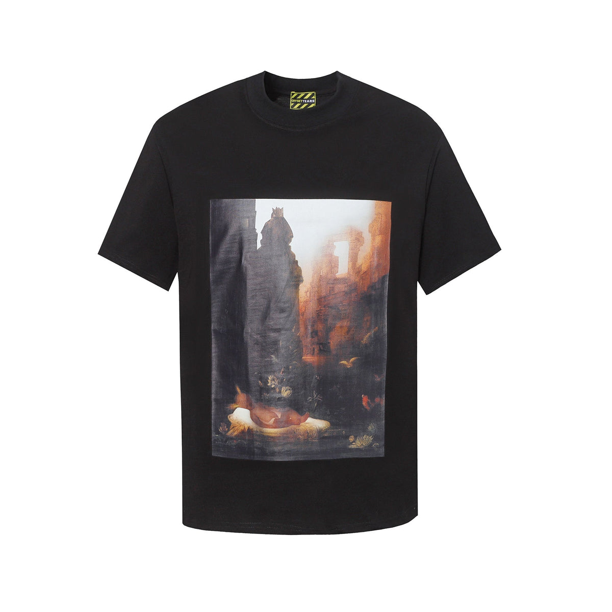 Denim Tears T Shirts 24S Kapok Geometric Pattern Short Sleeve T-shirt