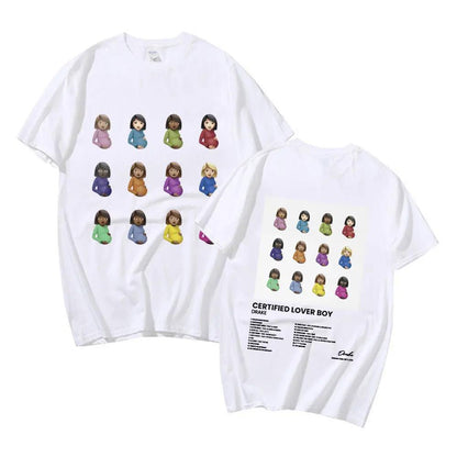 Certified Lover Boy Album Print T-shirt Awesome Hip Hop Rapper