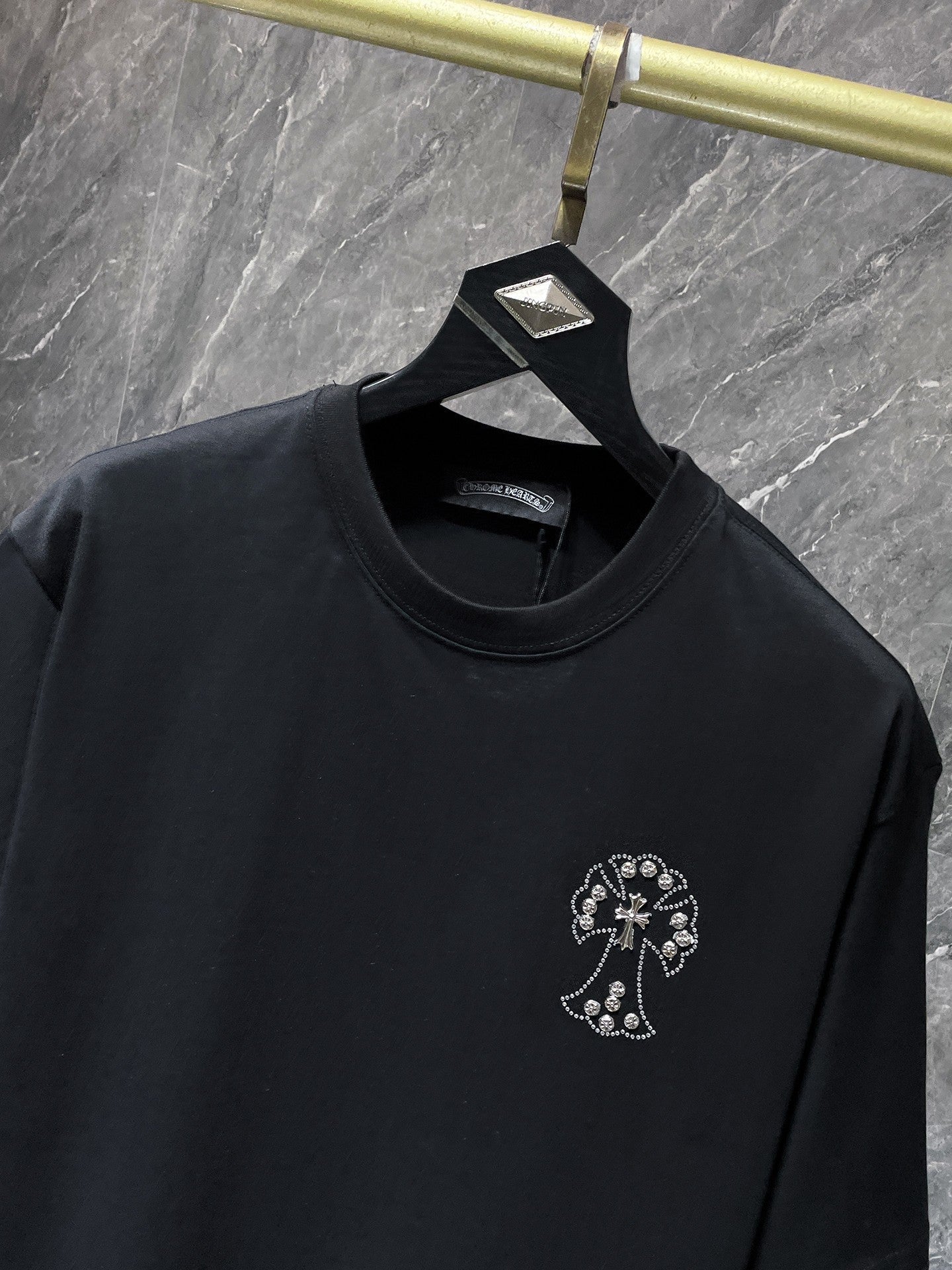 Chh Chrome Hearts T Shirts Liuding Alphabet Casual Short Sleeve T-Shirt
