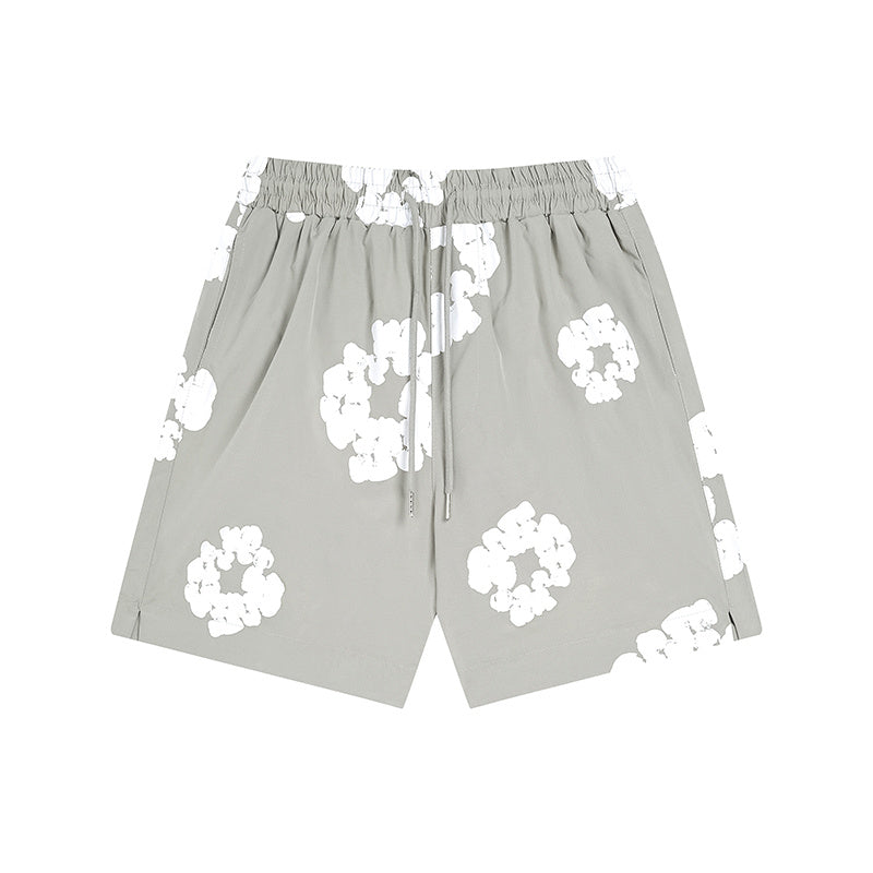 Denim Tears Outfit:T Shirt/Shorts (Separate Purchase Options) Shirt Loose Shorts Men and Women Casual Suit