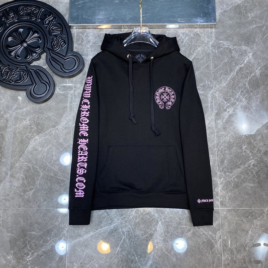 Chh Chrome Hearts Hoodie horseshoe LOGO Sanskrit alphabet hooded sweater