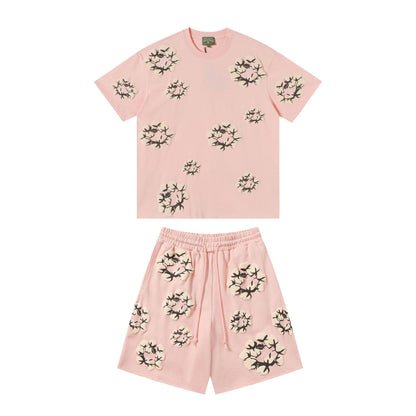 Denim Tears Shirt/Shorts (purchased Separately) Foam Print Short Sleeve T-Shirt