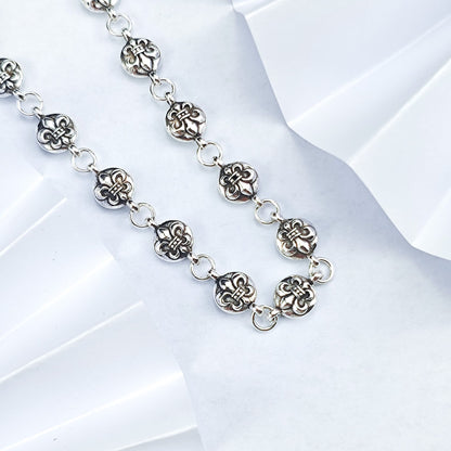 Chrome Hearts Necklace Cross Ball Men's and Women's Rough