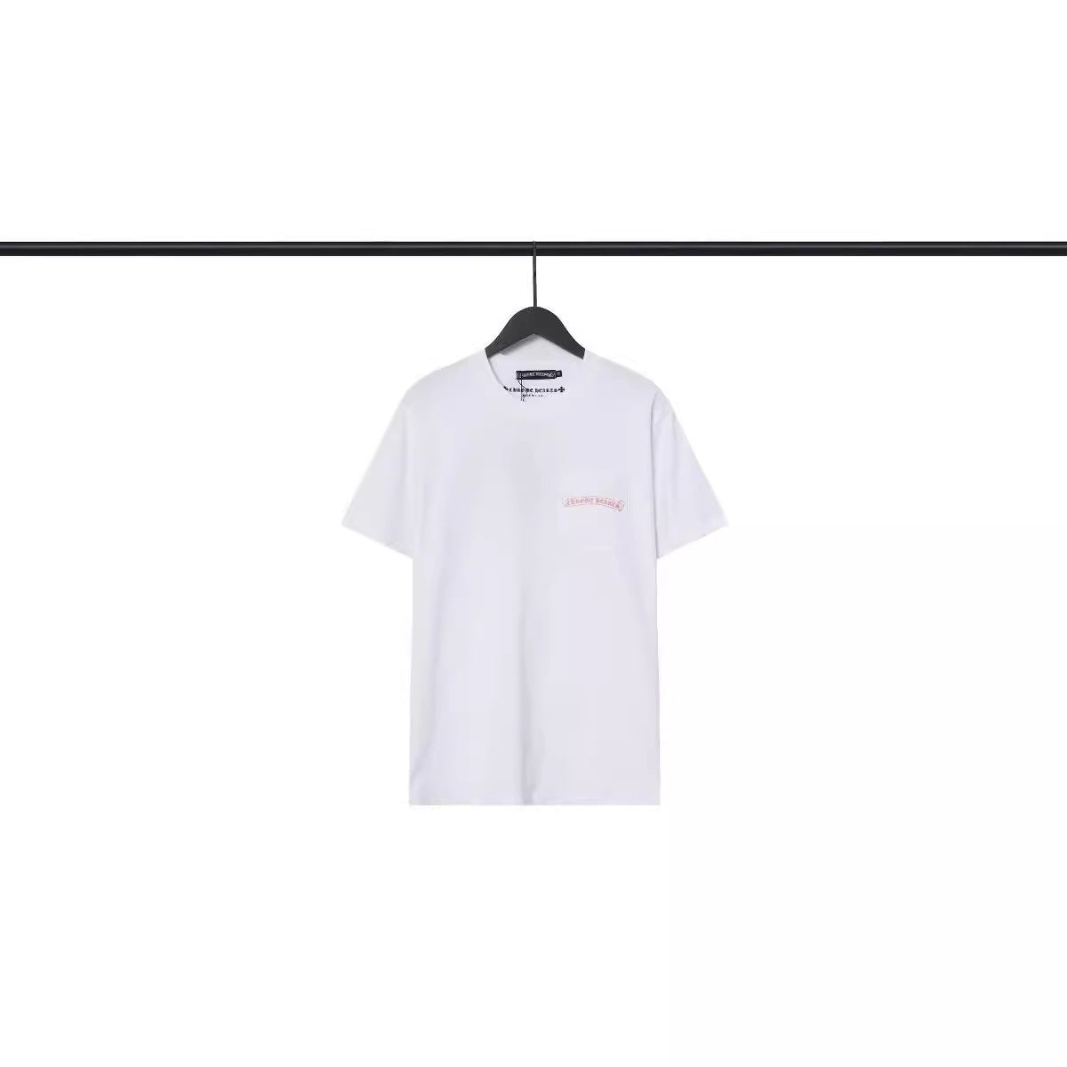 CHH Chrome Heart T Shirts Croix Cross Cotton Crew Neck Short Sleeve T-Shirt