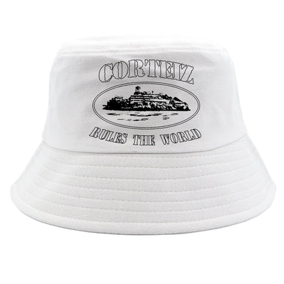 Corteiz Hat bucket hat casual print summer outdoor casual sun hat